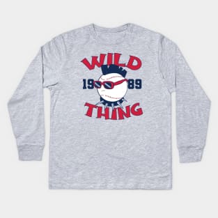 Wild Thing 1989 I Think I Love You // Funny Movie Parody Kids Long Sleeve T-Shirt